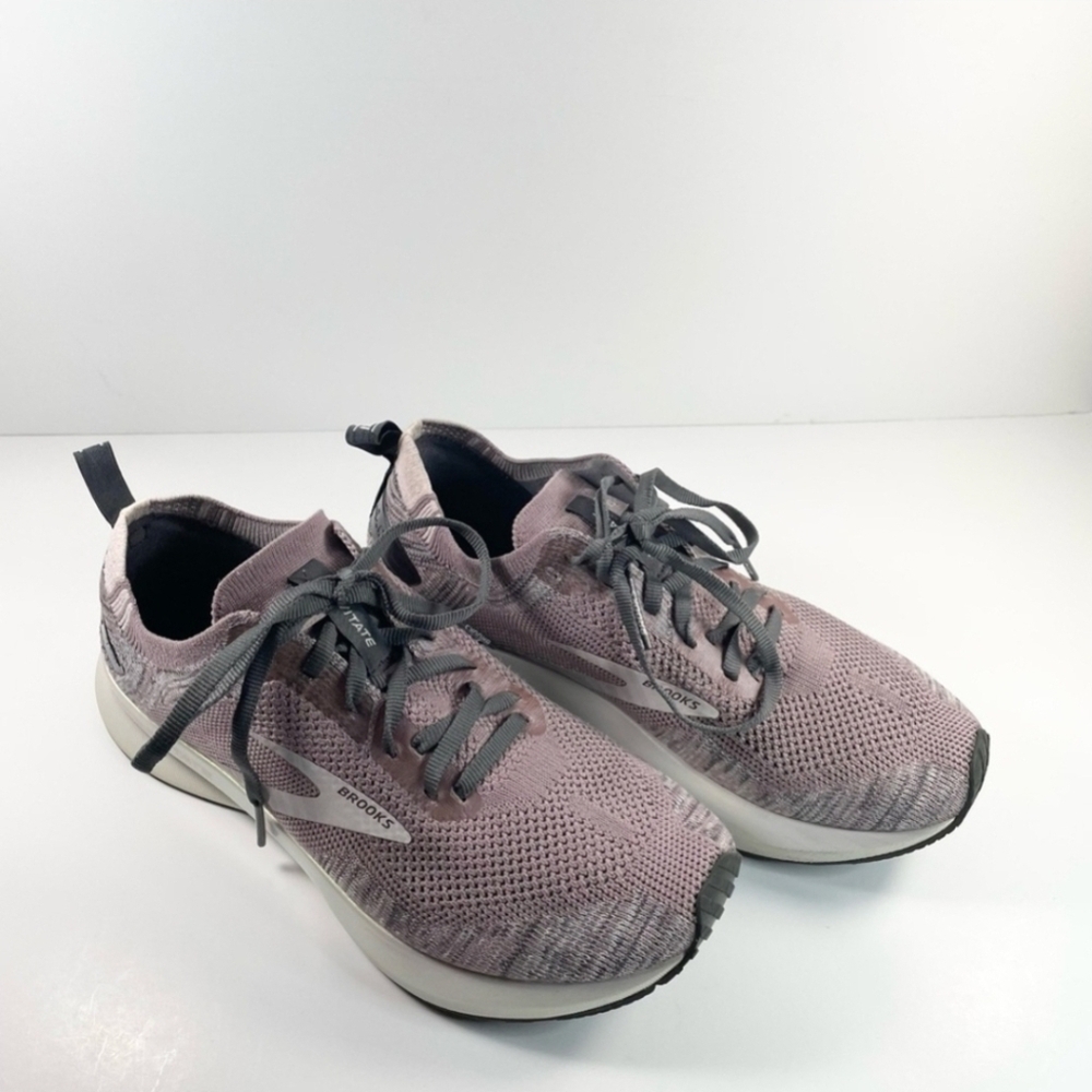 Brooks Women's Mauve and Gray Sneakers
